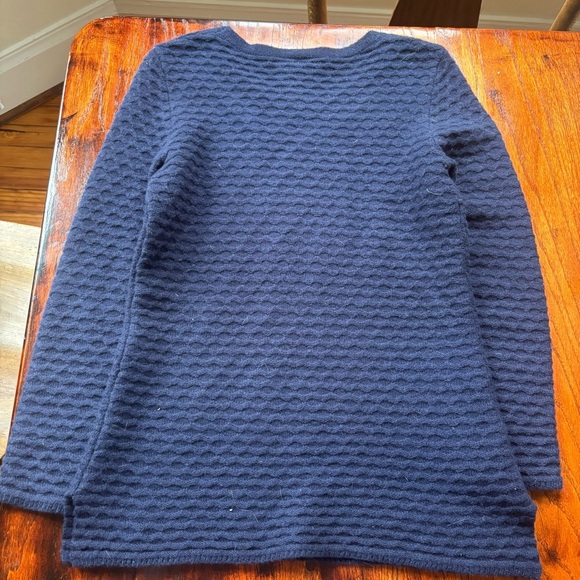Navy Blue Sail to Sable Wool Sweater Womens Sz Small - Picture 3 of 6